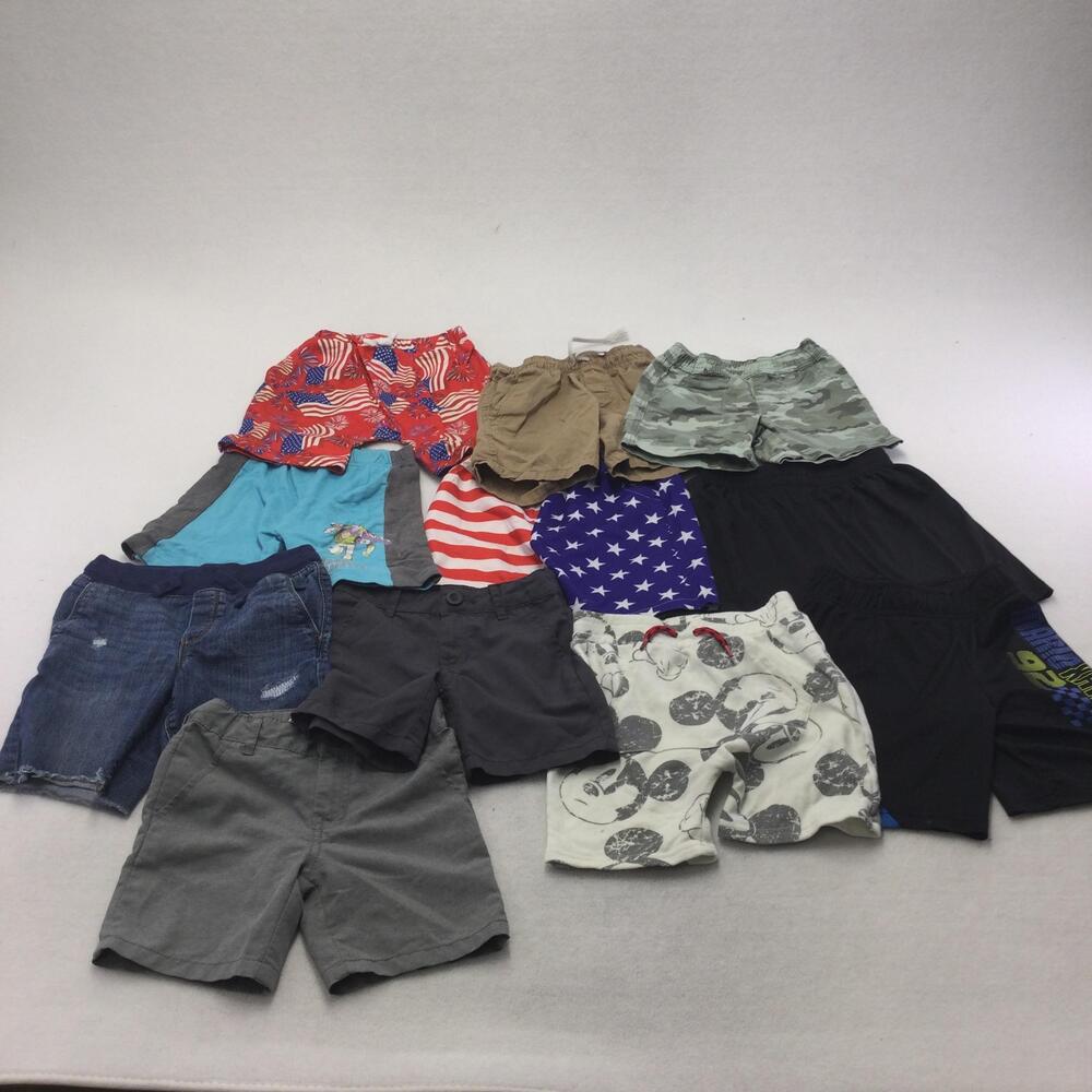 Mixed Brands Shorts Kids 4 Multicolor Elastic Waist Sweat Lot Of 11 Summer